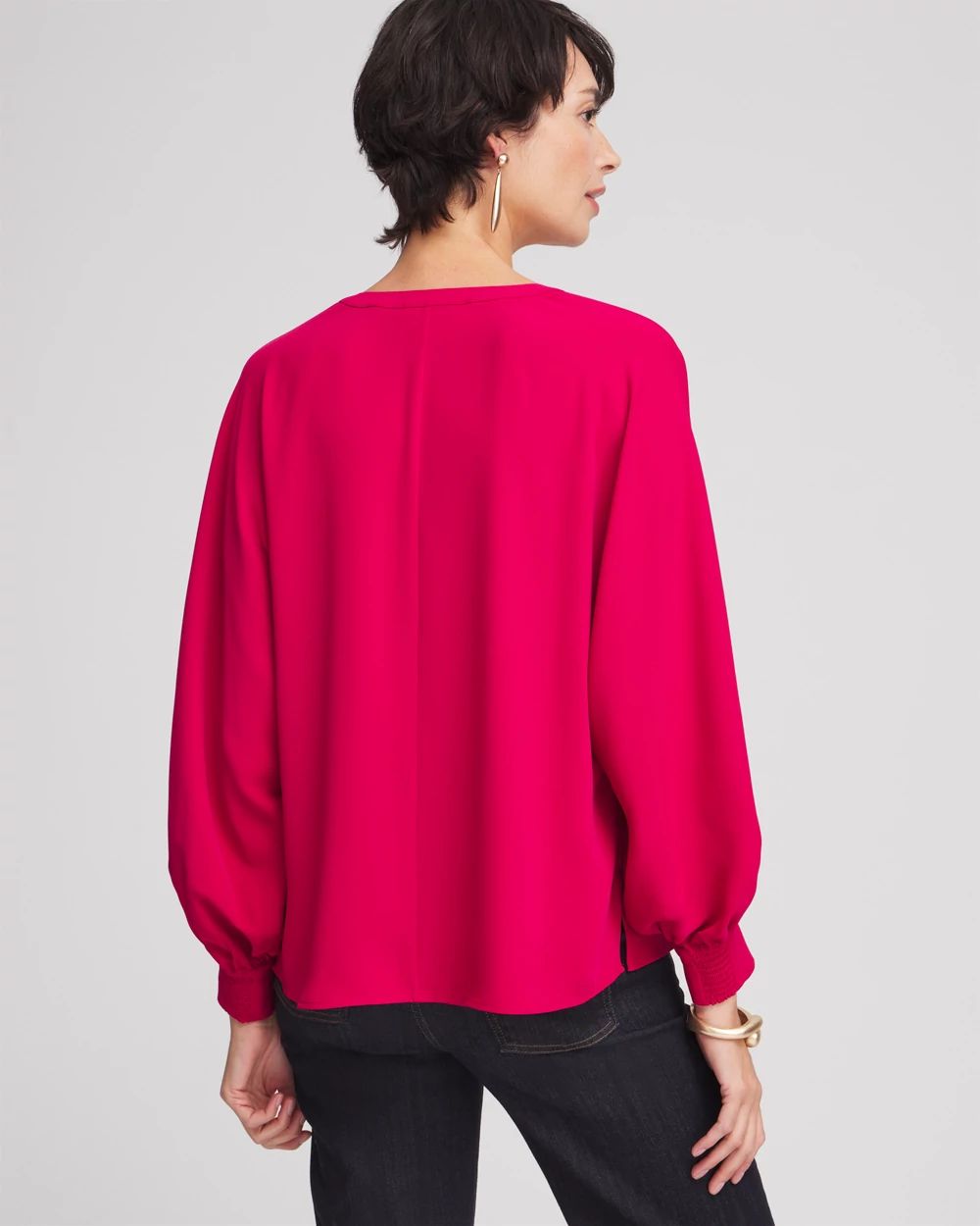 Satin Dolman Sleeve Top | Chico's